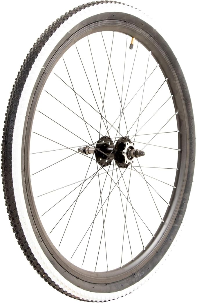 Galano Laufrad 26 Zoll Fahrrad Mountainbike hinten/vorne/Set Toxic MTB Aluminium (schwarz, vorne
