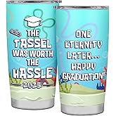 2025 Graduation Gifts for Her, Him - Class of 2025 College Graduation Gifts for Women - Masters Degree Phd Class of 2025 Tumbler With Lid 20 OZ