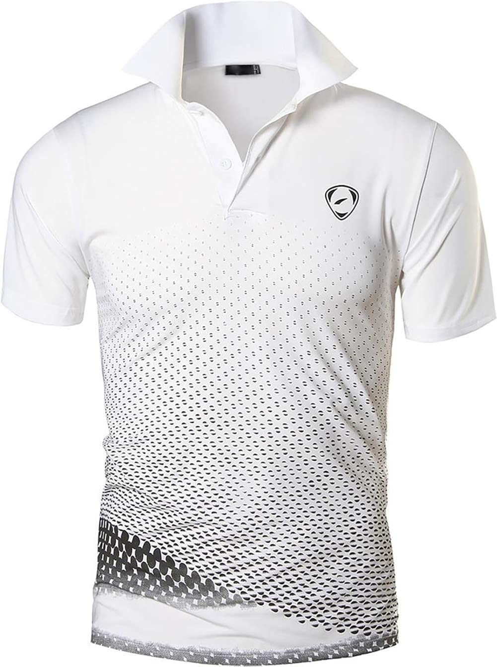 GEEK LIGHTING Mens Polo Shirt Quick-Dry High Moisture Wicking Short Sleeve Sports Golf Tennis T-Shirt at  Men’s Clothing store