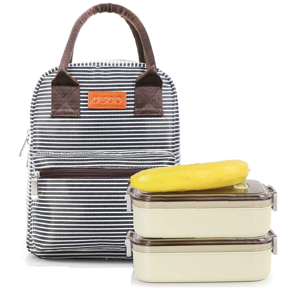 OBOO Lunch Tote Bag Insulated Lunch Box Meal Prep Cooler Bag for Man&Women.