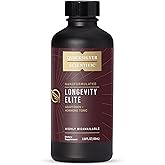 Quicksilver Scientific Longevity Elite - Liposomal Adaptogen + Pregnenolone Tonic - Herbal Supplements Designed for Age Optimization Support While Targeting AMPK, Sirtuins + Telomeres (100ml)