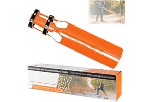 GENERIC Leaf Blower Air Booster, Air Flow Booster for Blower, Turbo Nozzle Extension Boosts Speed & Power, Leaf Blower Attachment Fits 2-4 Inch Blowers for Yard, Lawn, and Driveway Cleanup