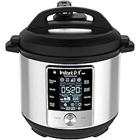Instant Pot Max 6 Quart Multi-use Electric Pressure Cooker with 15psi Pressure Cooking, Sous Vide, Auto Steam Release…