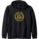 Cobra Kai Strike First Circle Logo Zip Hoodie
