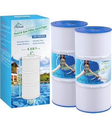 ROYOR Hot Springs Lot De 2 Filtres Flair PWK35B, Filtres Watkins De Rechange 78161, 78286, Filbur FC-3921, 1642301-1 Pour Jacuzzi, 3,5 M², Filtres Spa Hot Springs