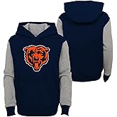 NFL Kids Youth 8-20 Offically Licened Heritage Team Color Primary Logo Cotton Pullover Football Hoodie
