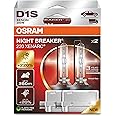Osram Xenarc Night Breaker 220, D1S, 220% More Brightness, Xenon Headlight Bulb, 66140XN2-2HB, Folding Box (2 Lamps)