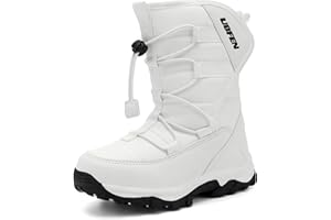 UBFEN Kids Snow Boots for Boys Girls Winter Warm Waterproof Non Slip Outdoor Shoes Cold Weather (Toddler/Little Kid/Big Kid)