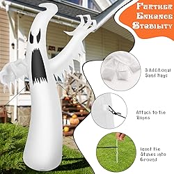 Tangkula 12 FT Halloween Inflatable Ghost, Quick
