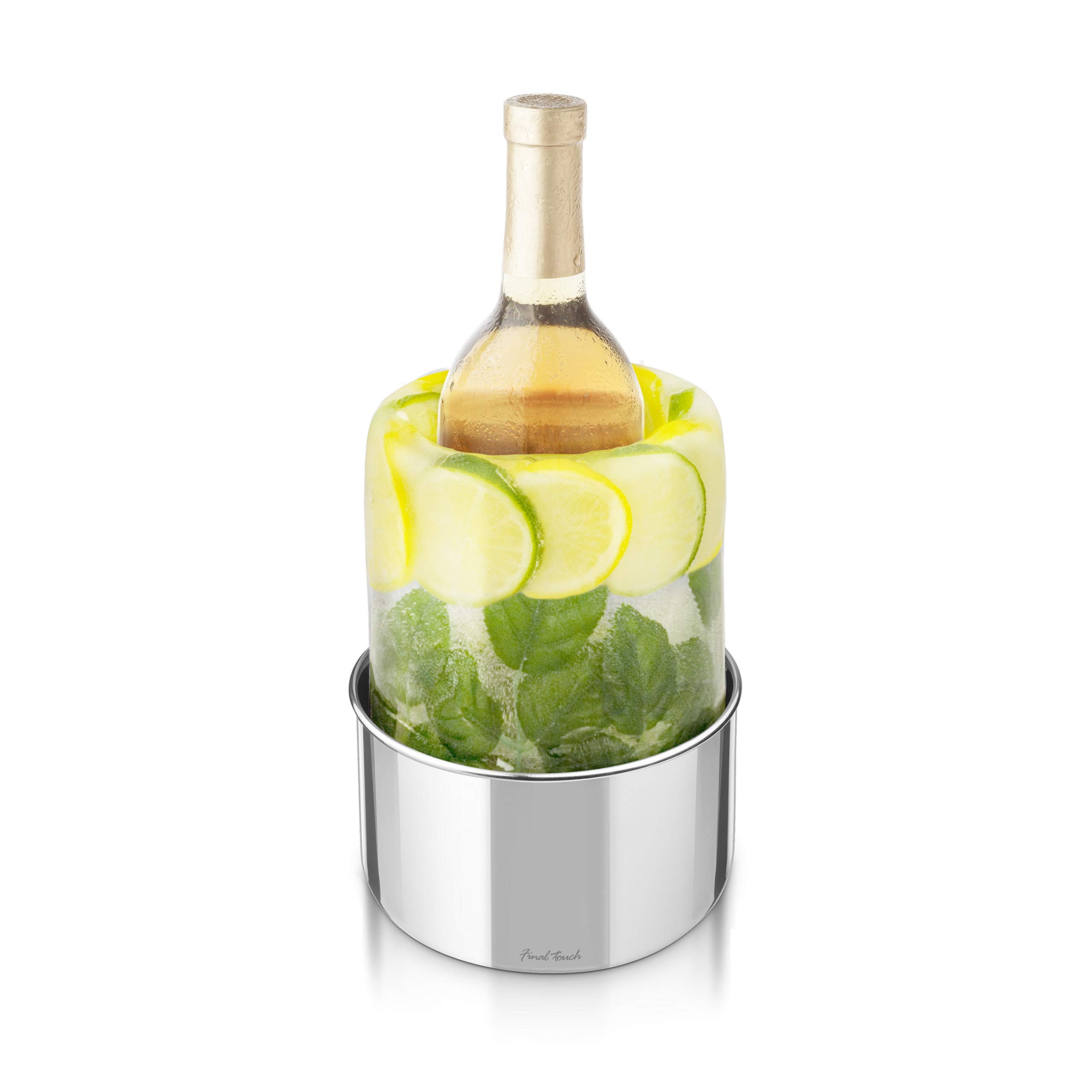 Final Touch Ice Bottle Chiller - Versatile Centerpiece for Special Events - Easy-to-Use and Long-Lasting Chill - Customize for Any Occasion (FTC14)
