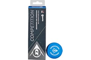 DUNLOP Squash Competition Balls 57 Balls (3 Balls)