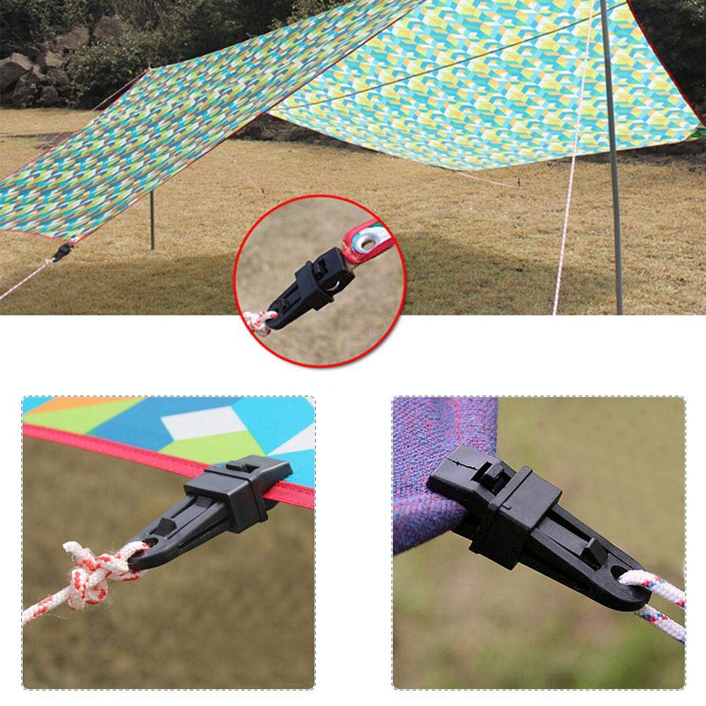 Zelt-Clips Set 10 Stück - Universelle Verbindungsstifte Für Campingzelte