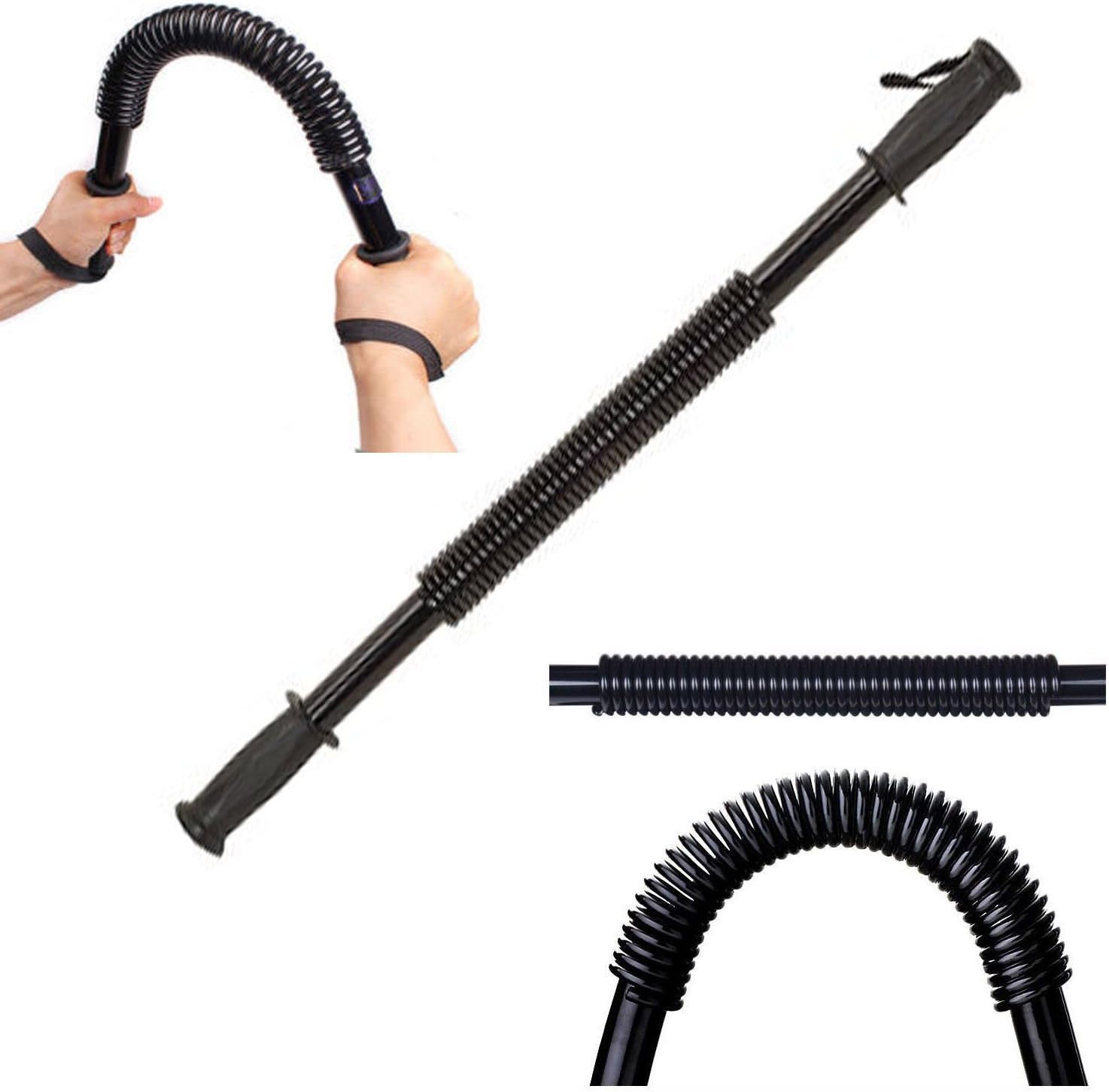 ARIZONE 40Kg Power Twister Spring Exerciser Arm Muscular Train Flexible Stretch Bendy Bar … - Image 5