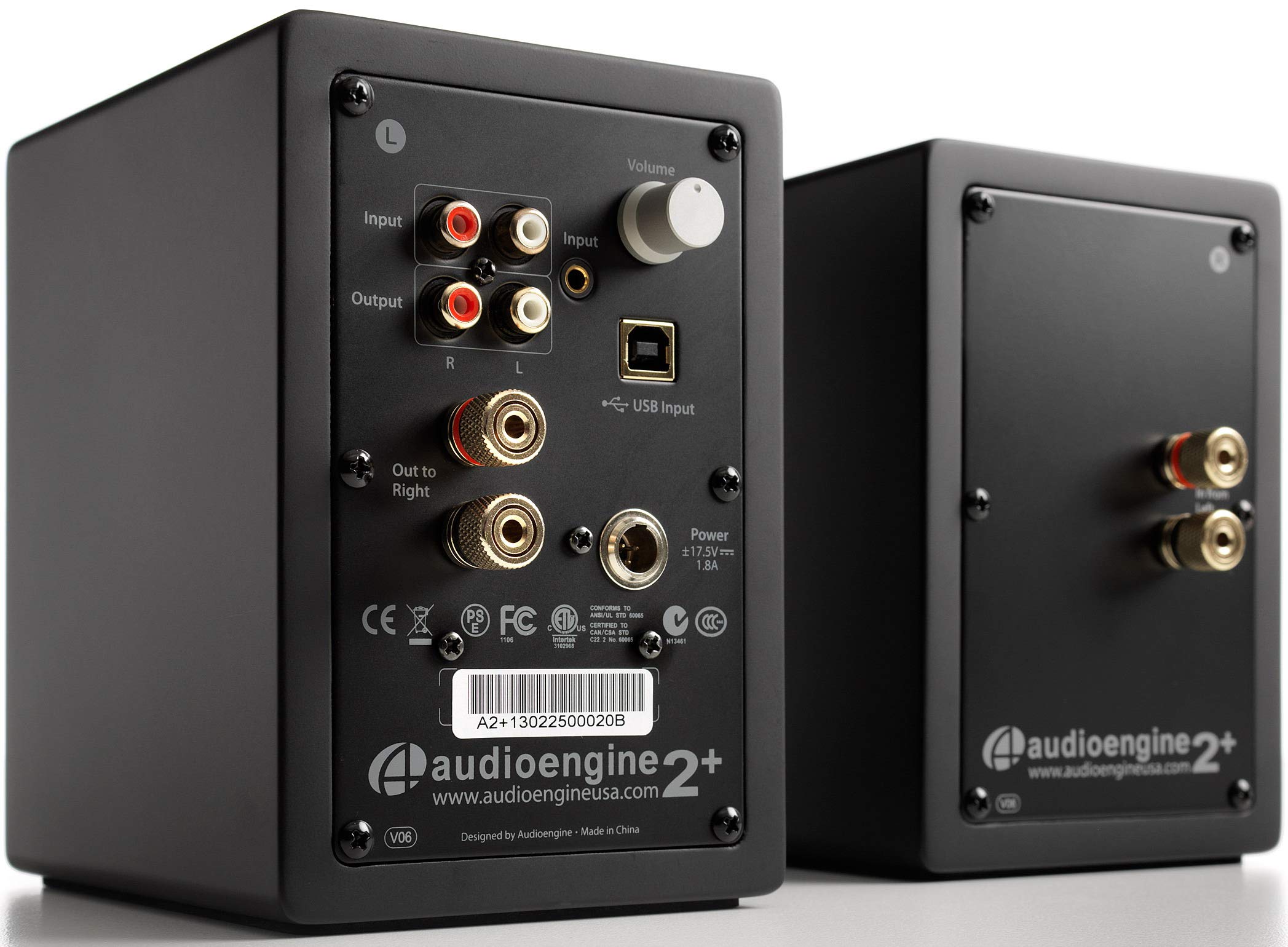Audioengine A2 Plus 60W Powered Desktop Speakers, Built in 24Bit DAC