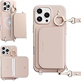 MAGEASY Designed for iPhone 16 Pro Max Wallet Case 6.9" - Detachable Wallet Case with Crossbody Strap, 16ft Ultimate Drop Protection, [The Only Phone Case with Purse Compatible with MagSafe] | Pouch M