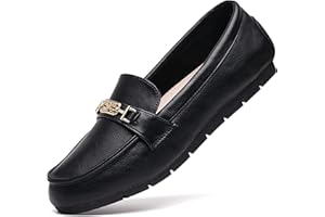 DeYashopin Women's Loafer Shoes Leisure Slip On Work Shoes Comfort Walking Flats