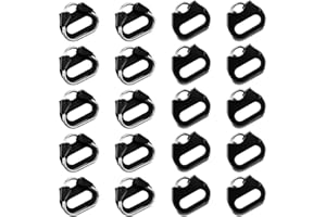 20pcs Triangular Split Rings, Stainless Steel Lug Ring Camera Strap Quick Release Camera Belt Adapter Hook for Shoulder Strap