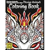 Therian Animals: Therian Wolf and other Therian Animals Coloring Book