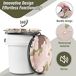 Ironraw 5 Gallon Bucket Seat for Yeti Only, 360