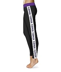 Furman Women's High Waist Athletic Stripes Leggings