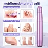 KOOFIT Electric Nail Files Professional Nail Drill 20000 RPM USB Portable view 4