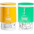 FIRST DAY Multivitamin Gummies Bundle for Kids & Teens – Vitamins A, B, C, D & K + Folate, Magnesium, & Zinc – Made w/Organic Fruits & Veggies, Only 2g Sugar – 2-Pk, 30 Day Supply Each