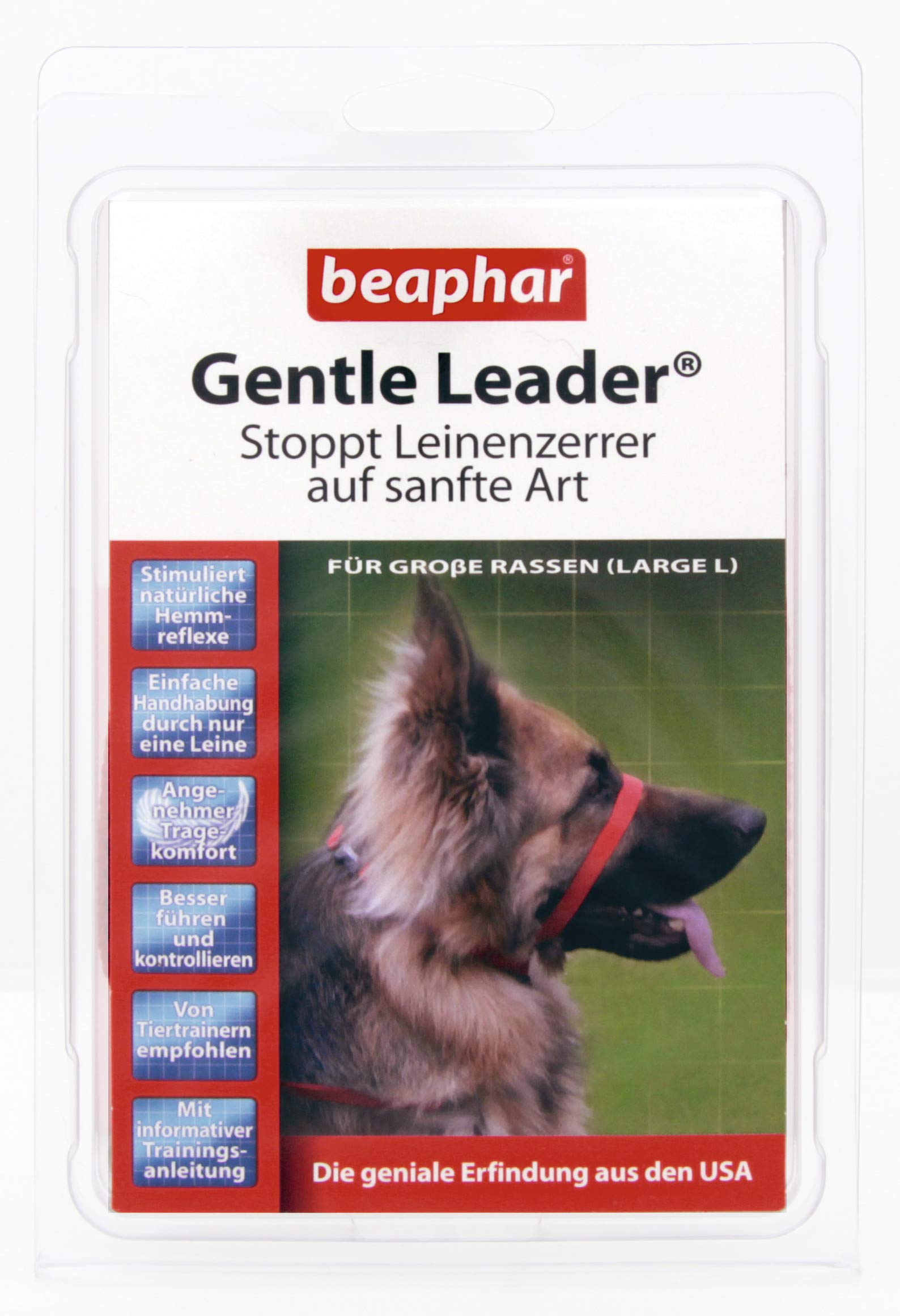 beaphar 11094 Training Aid for Lead Tugs, L, Red