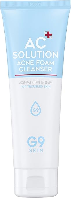 ac solution acne foam cleanser