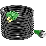 RVGUARD 50 Amp 50 Feet RV Power Extension Cord, Heavy Duty STW Wire with LED Power Indicator and Cord Organizer, NEMA 14-50P 