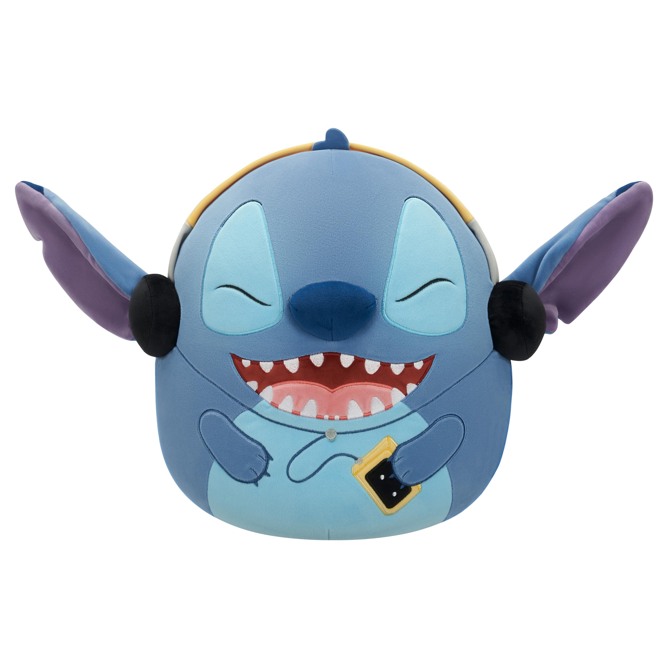 Squishmallows Original 14in Disney Stitch with Headphones Plush (Large)