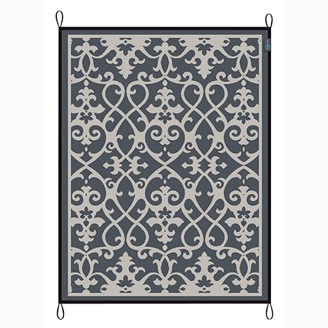 H-Collection-Bocamp Vorzeltteppich Markisenteppich 200x270 GRAU Zeltteppich Zeltunterlage Outdoor Camping Vorzelt Teppich Cam