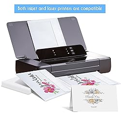 Blank Cards and Envelopes 4x6, 30 Pack White