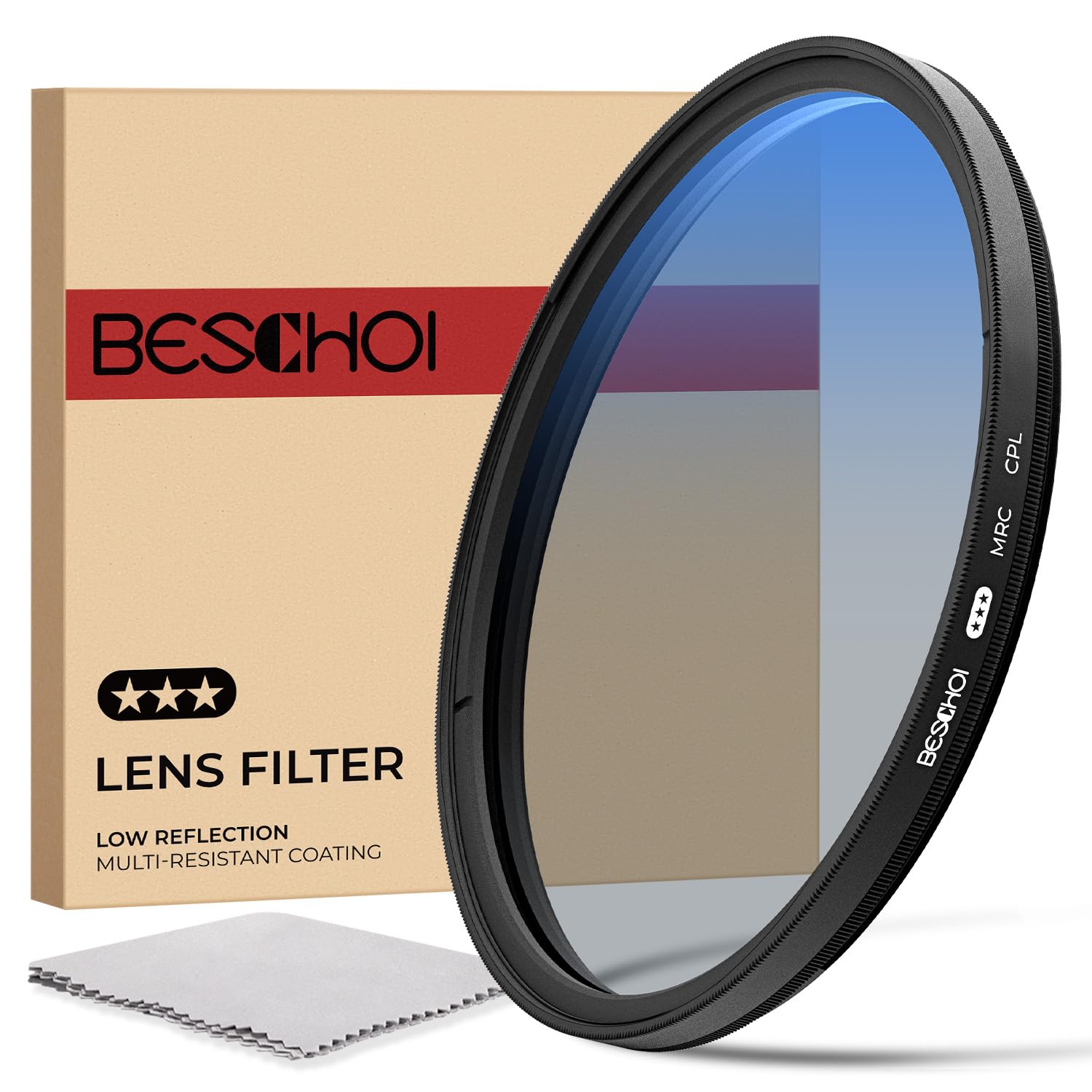 Beschoi 72mm CPL Lens Filters