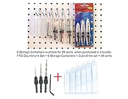 FTG USA Adjustable Wood Countersink Drill Bit Set