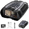 WISHBETY Night Vision Goggles,4K Night Vision Binoculars for Adult with 3.5" HD Screen,32GB TF Card for Photo and Video,9 Gear Infrared and 10X Digital Zoom for Outdoor Enthusiasts and Animal Watchers