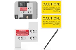 SENSHARE Generator Interlock Kit Compatible with GE 150 & 200 Amp Panels, 1 1/4" Spacing | Interlock Switch Kit for Safe Power Transfer, Fits GE Load Centers