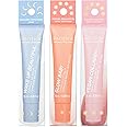 Pacifica Hydrating Lip Balm Gift Set – Flavored Lip Balm Glow Baby Tangerine, Wake Up Beautiful Lavender Lemon & Vegan Collagen Vanilla Trio, 3-Pack