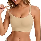 JOYSHPER Womens Wireless Bralettes Cami Bras Invisible No Underwire No Padding Bra Adjustable Soft Everyday Bras