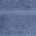 Amazon Brand – Pinzon Organic Cotton Bathroom Washcloths, Set of 12, Indigo Blue