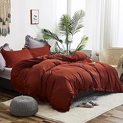 Luxlovery Ruffle Comforter Set California King