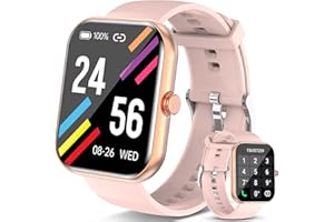 Smart Watch for Women with Bluetooth Call, Built-in Voice Assistant, 1.91"DIY Dial Fitness Watch with Health Monitoring, 120+