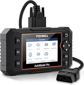 FOXWELL OBD2 Scanner AutoMaster Pro NT624E All Systems Diagnostic Code Reader, Auto Scan Tool Check & Reset Engine ABS Airbag Oil EPB TPMS EPS BCM Suspension Headlamp Service Light for All Cars