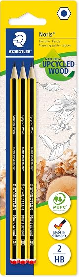 Staedtler Noris 121-2BK3DA HB Pencils Pack of 3