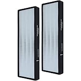 PUREBURG Replacement True HEPA Filter Compatible with Hunter F1701HE/21 30613 Fits Hunter HT1701 HT1701BB F1701HE/PM 30100 30100B 30100W Air Purifiers,H13 3-Stage Filtration High-efficiency,2-Pack