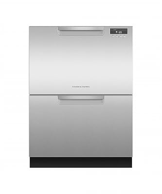 Fisher and Paykel Double DishDrawer Dishwasher, 14 Place Settings (EZKleen Stainless Steel)