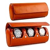 Mr.Okay 3 Watch Travel Case - Classic Leather Watch