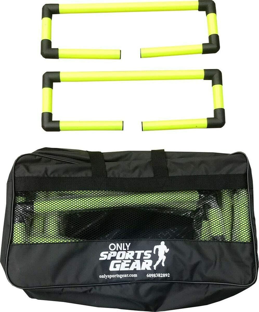 Sportsgear Set Of 6 Adjustable Speed Agility Hurdles Set 6" 9" 12" (2 Each): Clothing