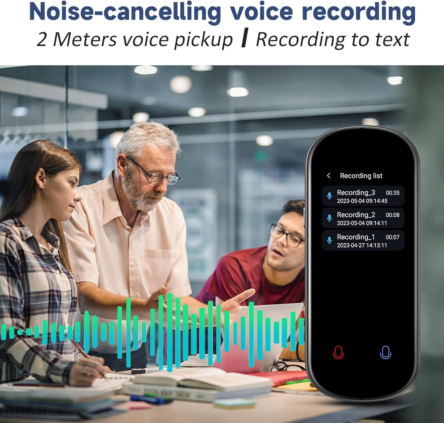 Language Translator Device, Two Way Real-Time Voice Translation, Support 137 Languages, Accurate Offline&Recording&Photo Instant Translation with 3” HD Inch Touch Screen for Learning Travel Business
