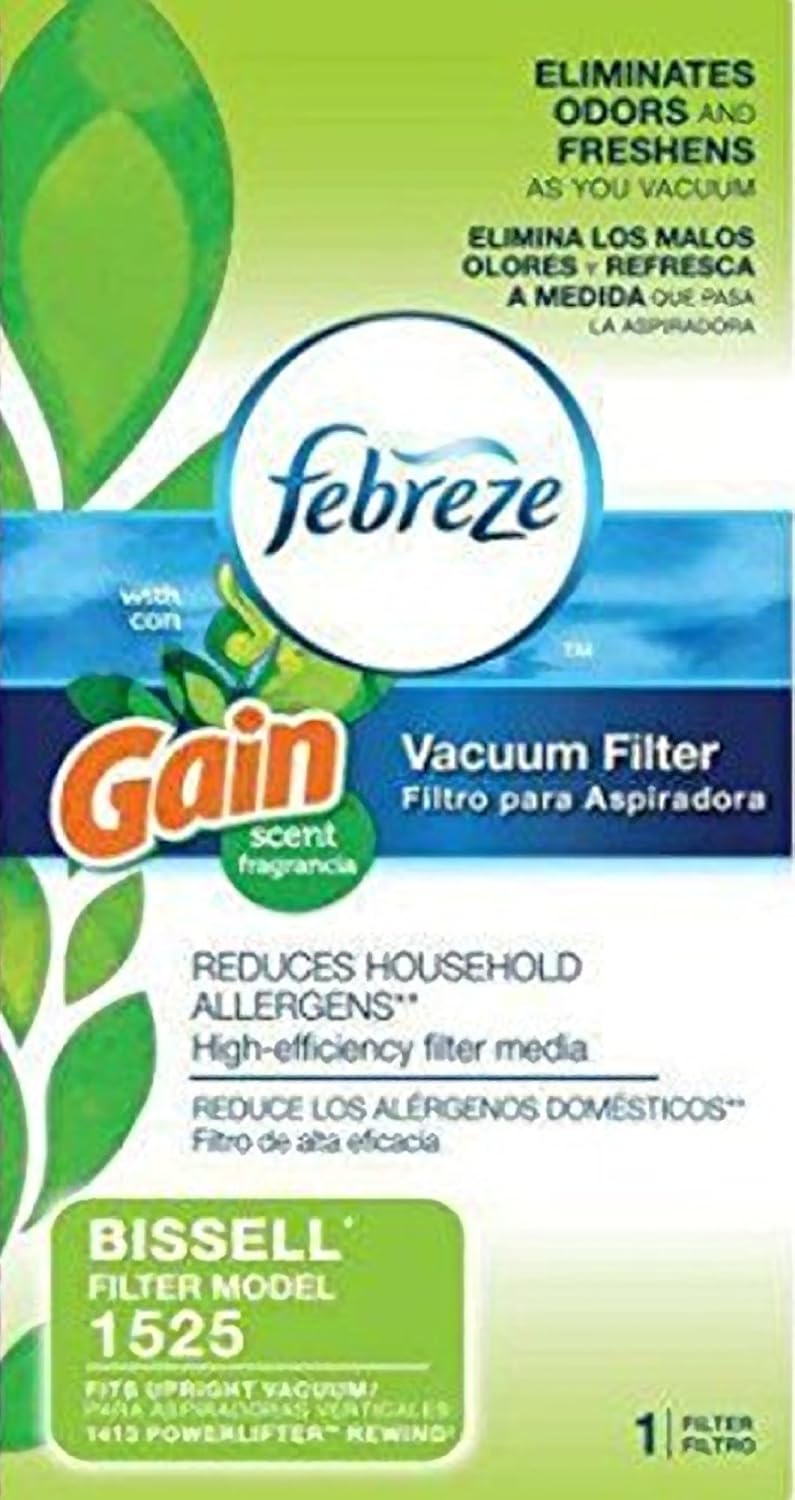 Bissell Febreze Powerlifter Rewind Filter, Eliminates Odors And Freshness As You Vacuum