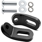 MoKitDora Front Touchless Tie-Downs Bracket Strap Anchors for Harley Touring FLH/T Road King Electra Glide Special Ultra Classic Limited Low CVO, Black